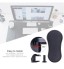 Computer Armrest Adjustable Arm Wrist Rest Support for Home and Office Black