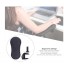 Computer Armrest Adjustable Arm Wrist Rest Support for Home and Office Black