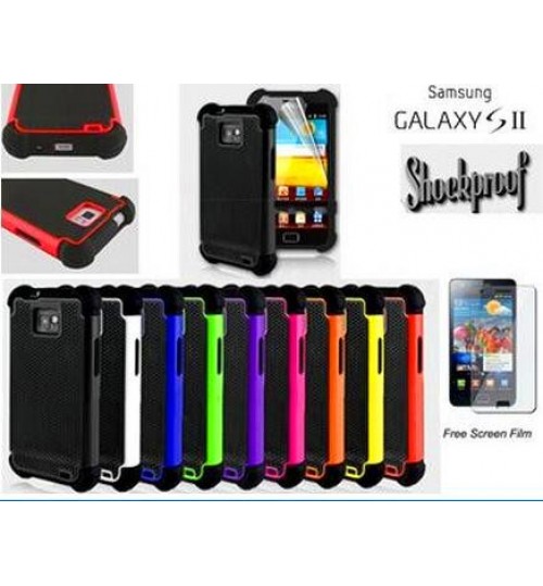 Galaxy s2 I9100 three-piece heavy duty case+Combo