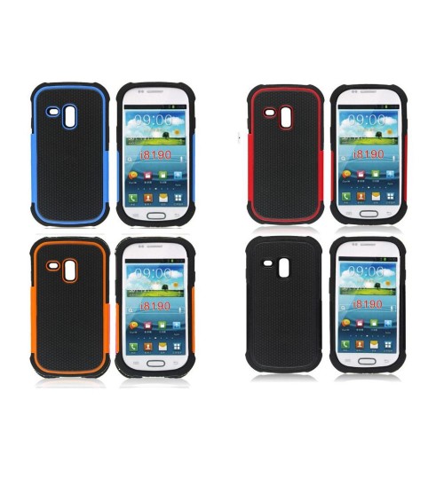 Galaxy s3 Mini three-piece heavy duty case+Pen