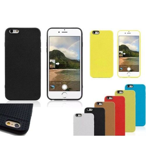 iPhone 6 Case slim fit TPU dot finish+SP