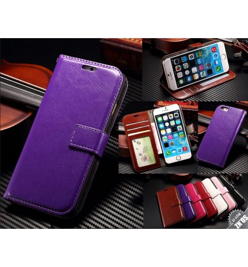 Iphone 5 5s SE vintage fine leather ID wallet case