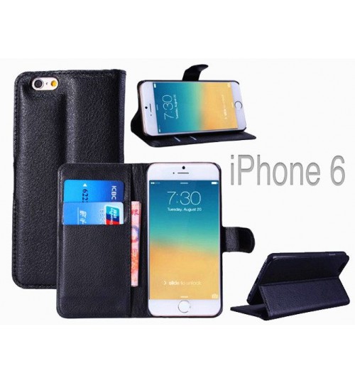 iphone 6 6s case wallet leather case w stand+combo
