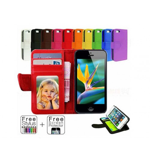 iPhone 5c  wallet leather ID window case