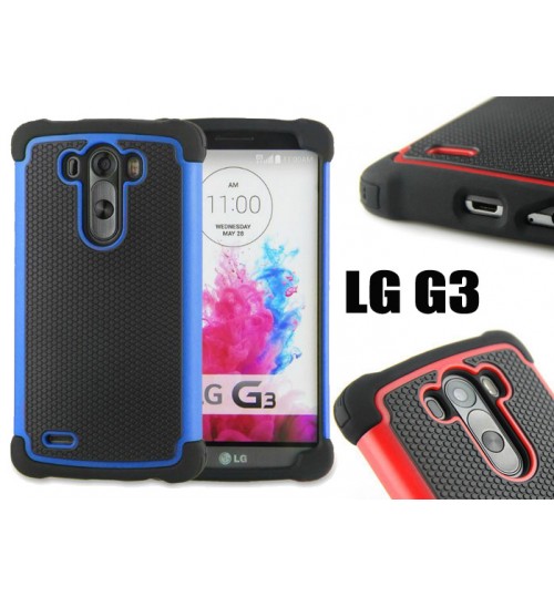 LG G3 three-piece heavy duty case+Pen