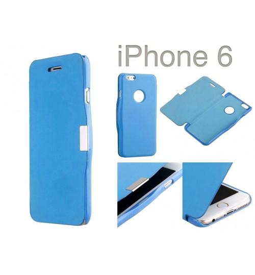 iPhone 6 Ultra slim leather flip case+combo