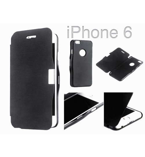 iPhone 6 6s Ultra slim leather flip case+combo