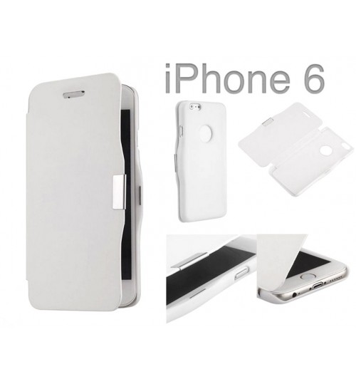 iPhone 6 Ultra slim leather flip case+combo