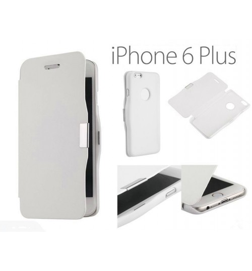 iPhone 6 Plus Ultra slim leather flip case+combo