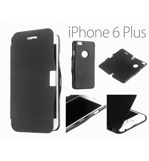 iPhone 6 Plus Ultra slim leather flip case+combo