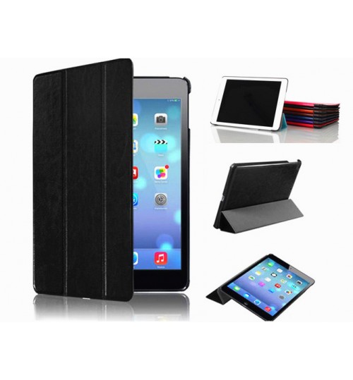 Ipad mini case luxury fine leather smart cover