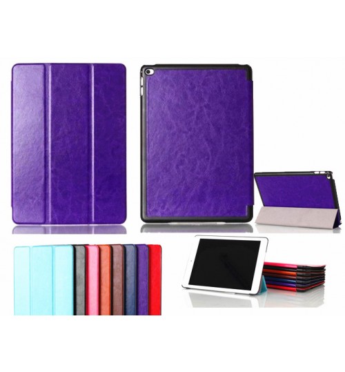 iPad Air 2 luxury fine leather smart cover case