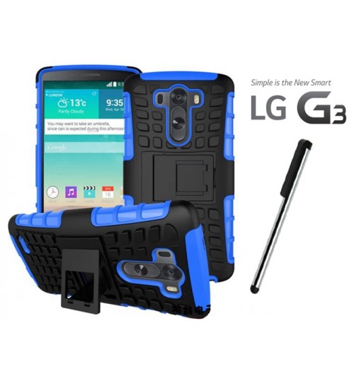 LG G3 Case Heavy Duty Hybrid Kickstand + Combo