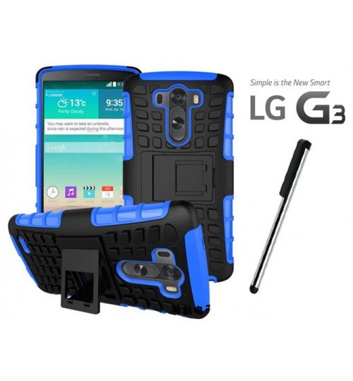 LG G3 Case Heavy Duty Hybrid Kickstand + Combo