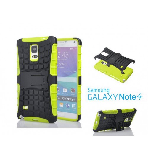 Note 4 Case Heavy Duty Hybrid Kickstand +Combo