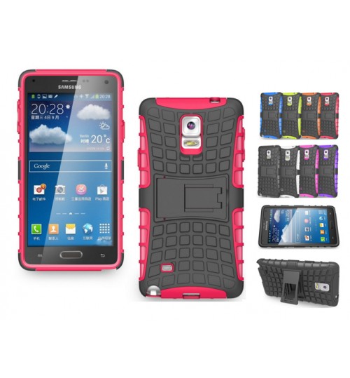 Note 4 Case Heavy Duty Hybrid Kickstand +Combo