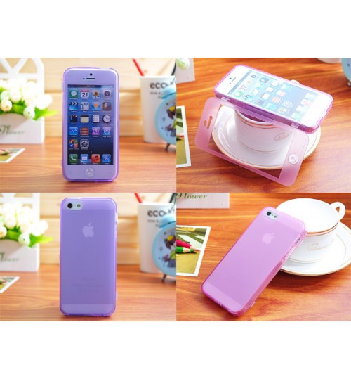 iPhone 4 4s Ultra slim TPU flip case+SP+PEN