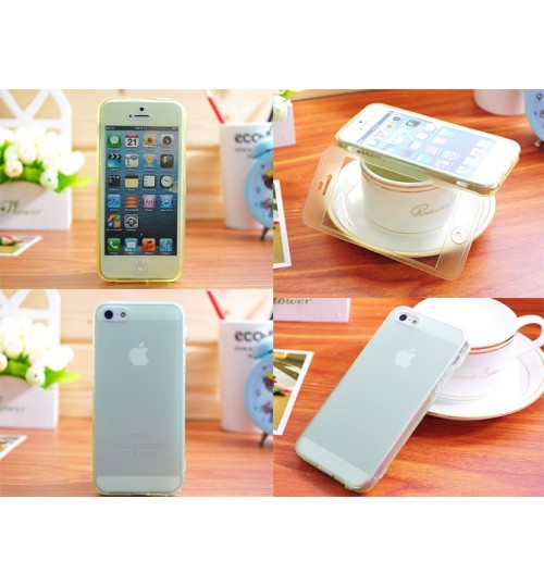 iPhone 4 4s Ultra slim TPU flip case+SP+PEN