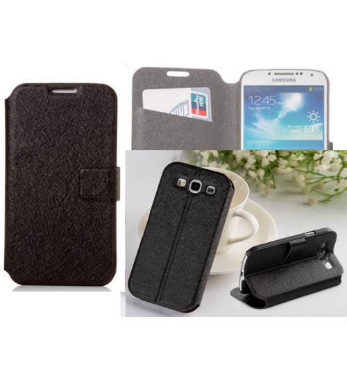 Samsung Galaxy S3 case luxury wallet brushed case