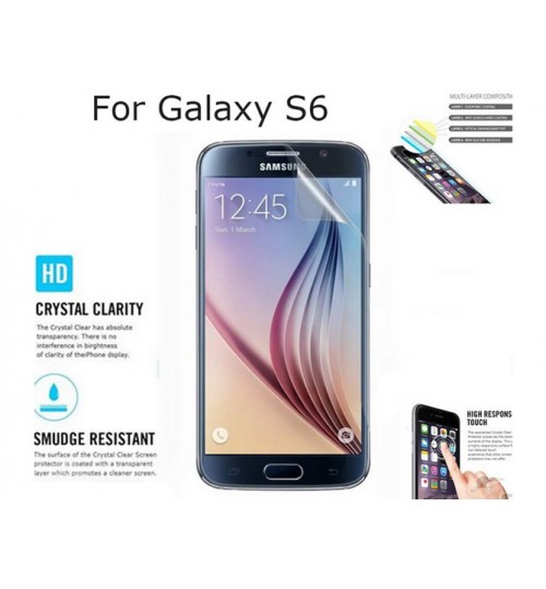 Samsung Galaxy S6 front screen protectors clear