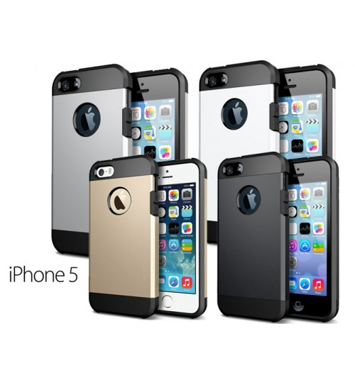 iPhone 5 5s Anti-shock hard case+Combo