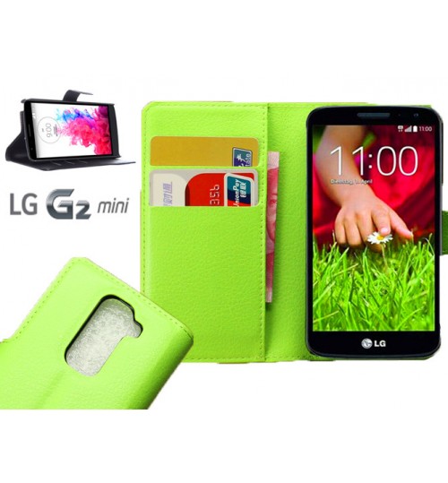 LG G2 Mini Wallet leather cover case + combo