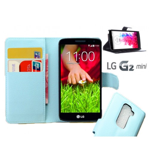 LG G2 Mini Wallet leather cover case + combo