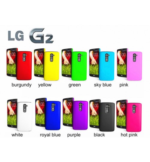 LG G2 Case Ultra Slim Rubberized Hard Case