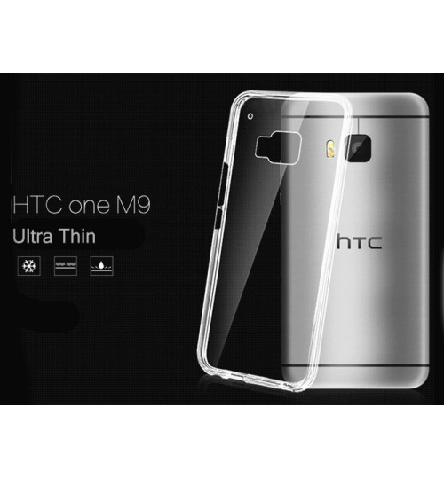 HTC one M9 Case Clear Gel Ultra Thin +Combo