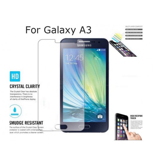 Samsung Galaxy A3 front screen protectors clear