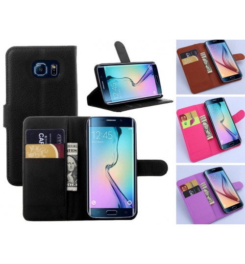 Samsung Galaxy s6 edge Wallet leather Case Cover