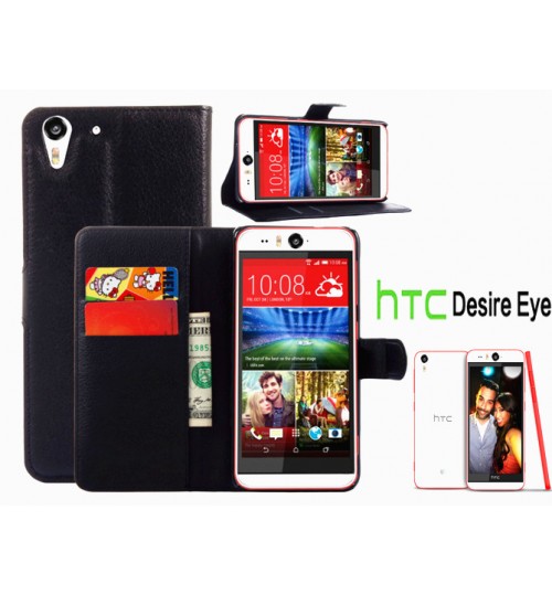 HTC Desire Eye  Wallet leather cover+combo