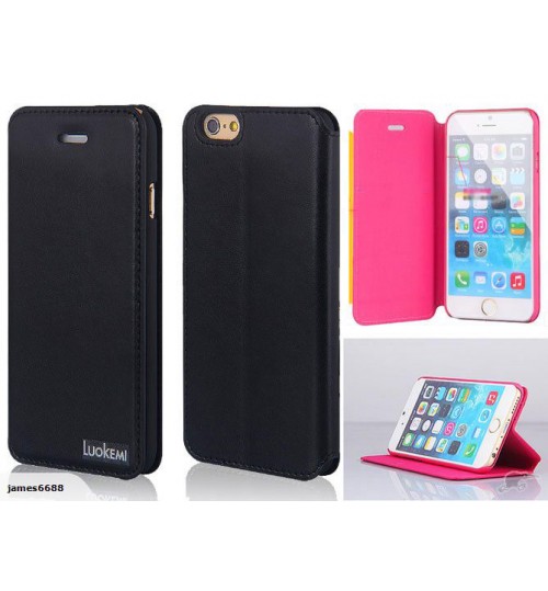 iPhone 5 5S Ultra Slim Leather Flip Case+SP+PEN