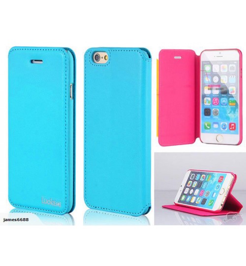 iPhone 4 4S Ultra Slim Leather Flip Case+SP+PEN