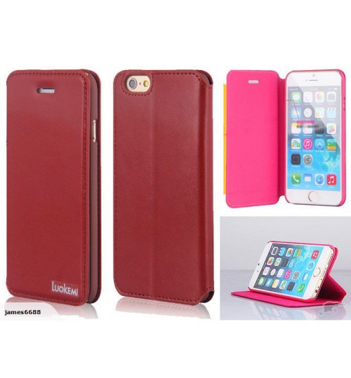 iPhone 5 5S Ultra Slim Leather Flip Case+SP+PEN