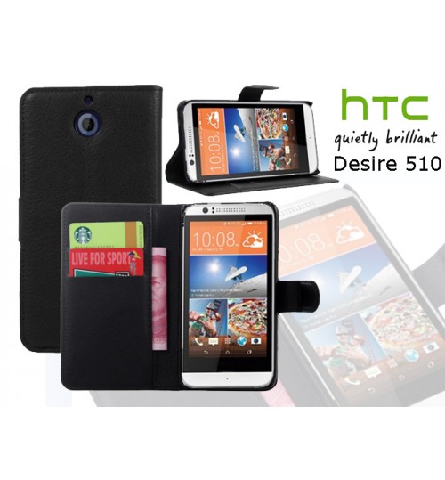HTC Desire 510 case Wallet leather cover case