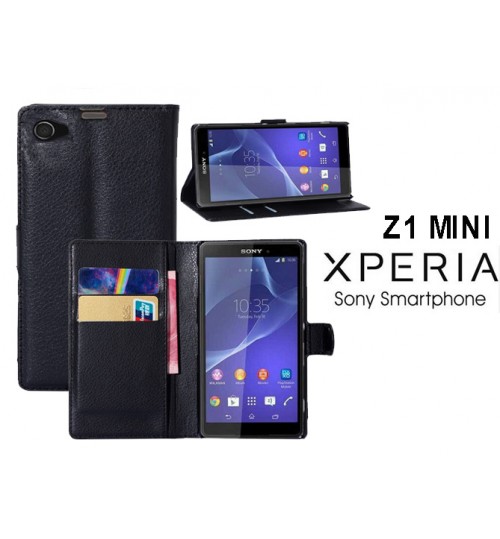 Sony Xperia Z1 Compact case wallet leather case