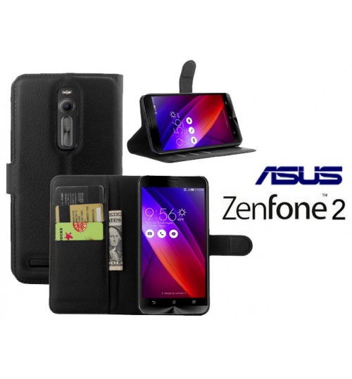 Asus Zenfone 2 case wallet leather case+Pen