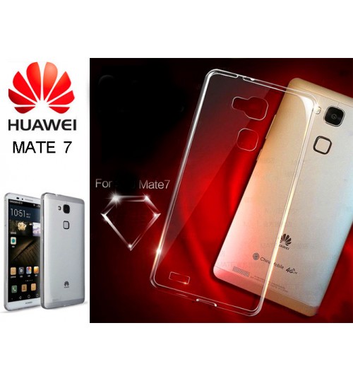 Huawei Mate 7 case clear gel Ultra Thin soft tpu case cover