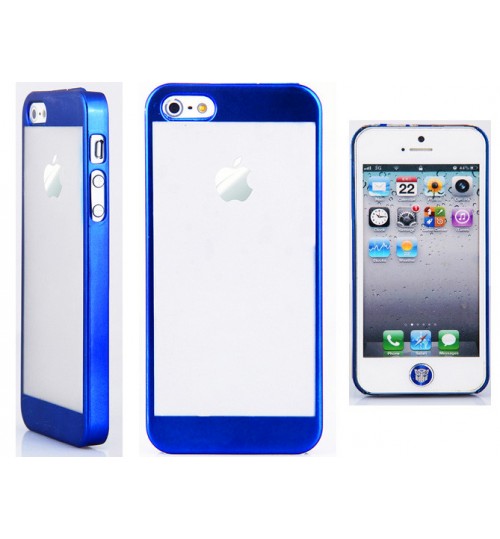 Iphone 5 5s case slim crystal hard case+SP+PEN