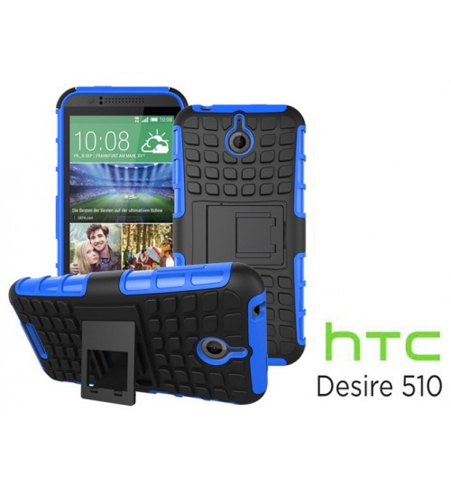 HTC Desire 510 Case Heavy Duty Hybrid Kickstand