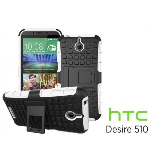 HTC Desire 510 Case Heavy Duty Hybrid Kickstand