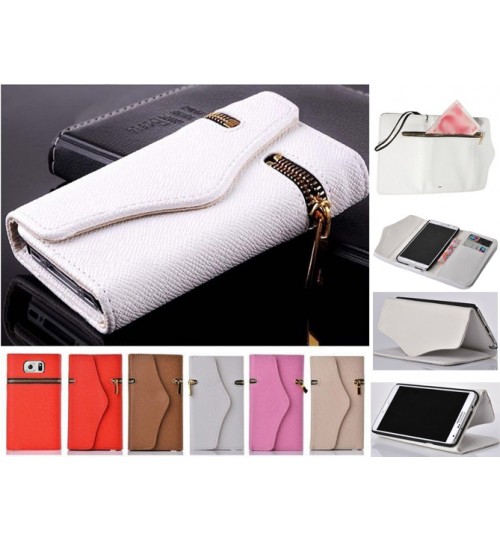 Samsung Galaxy S6 case leather wallet folding case