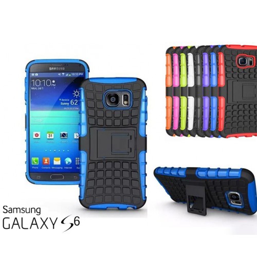 Galaxy S6 Case Heavy Duty Hybrid Kickstand+Combo