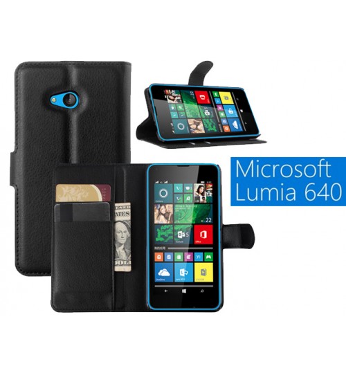Microsoft Lumia 640 Wallet Leather Case Nokia