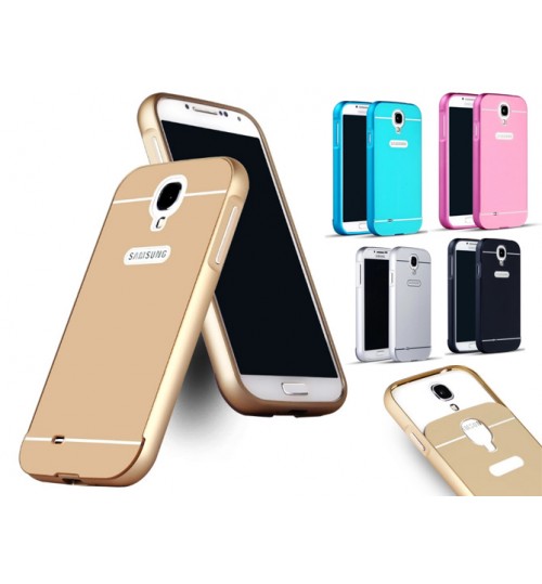 Galaxy S4 Slim Metal bumper w back case+Combo