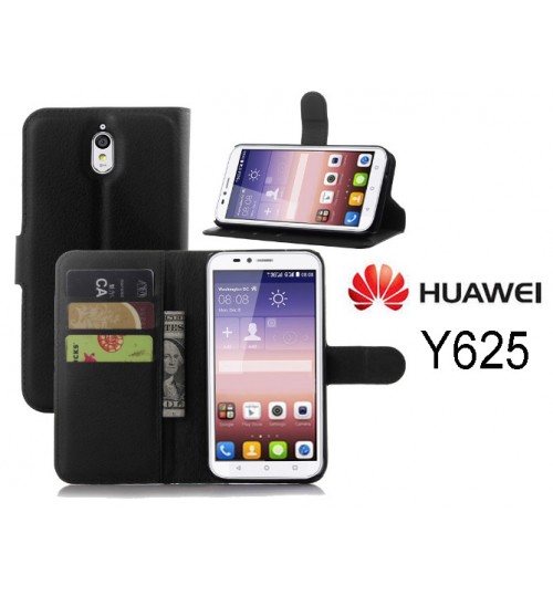 Huawei Ascend Y625 wallet leather case+Pen