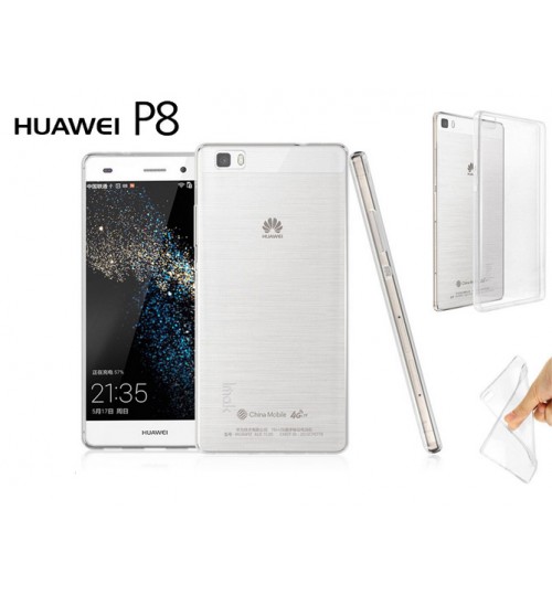 Huawei P8 case clear gel Ultra Thin+Pen