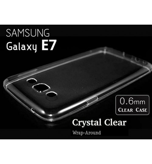 Galaxy E7 Case clear gel Ultra Thin Samsung