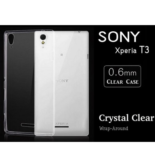 Sony Xperia T3 Case clear gel Ultra Thin Sony